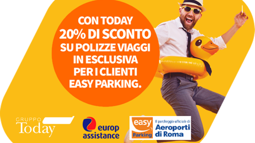 Nuova Campagna pubblicitaria Europe Assistance con Gruppo Today per EasyParking